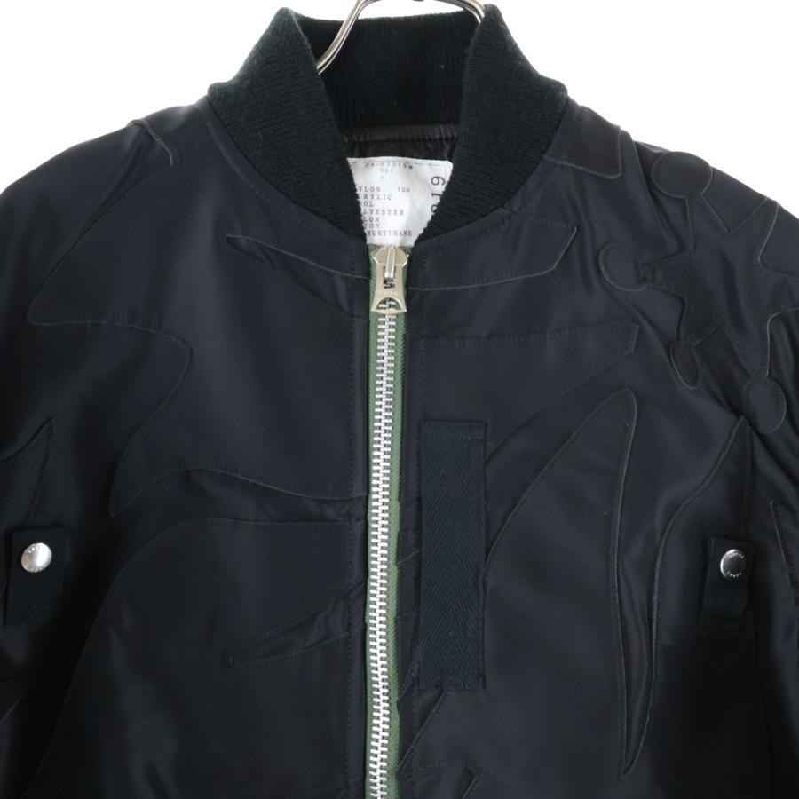 sacai（サカイ） 24SS Nylon Twill Embroidered Patch Blouson