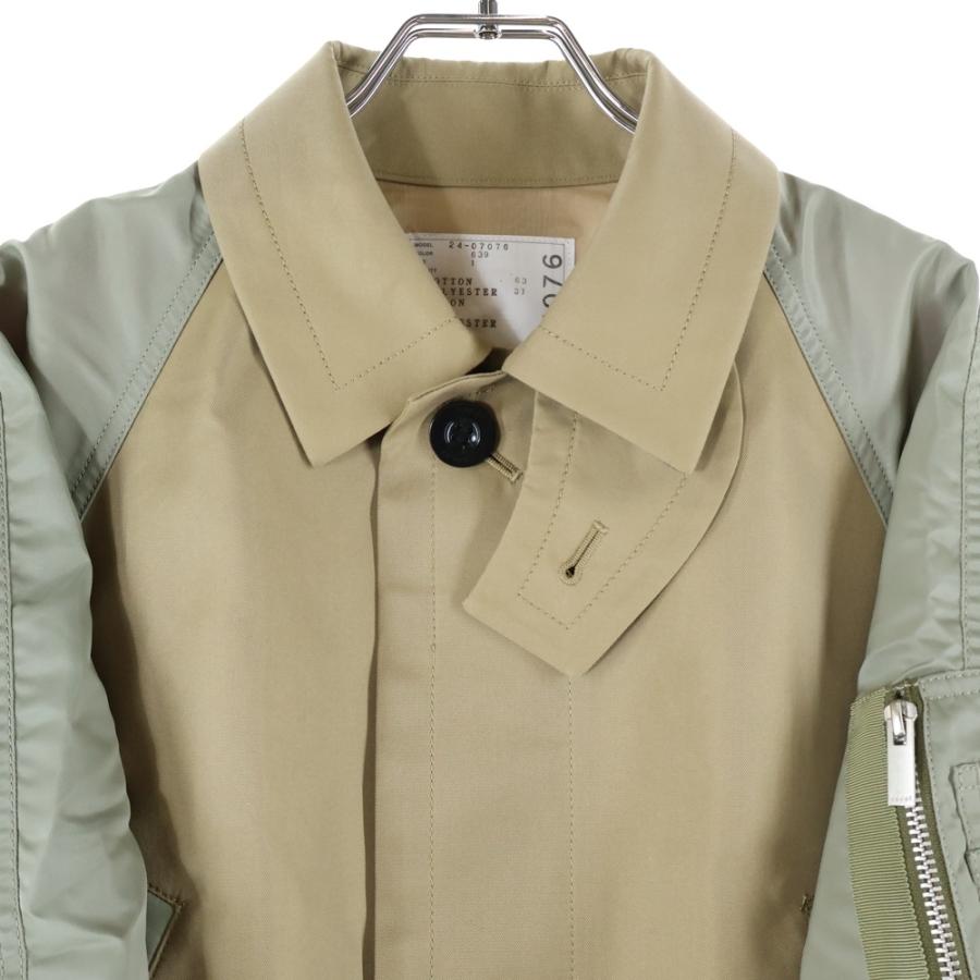 sacai（サカイ） 24SS Gabardine And Twill Jacket ギャバジン&ツイル