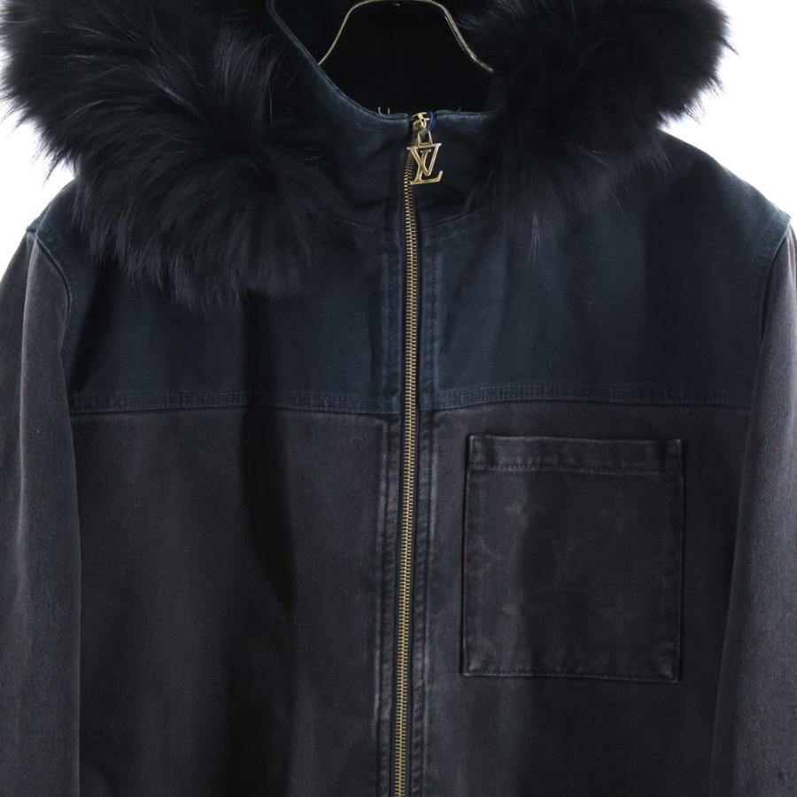 LOUIS VUITTON（ルイ・ヴィトン） 24SS デニム ブルゾン ファー付き