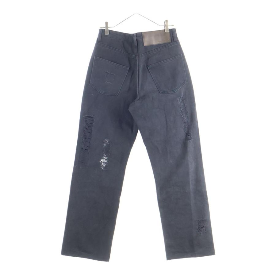 GLASS CYPRESS グラスサイプレス PEARLED BLACK DENIM パールド