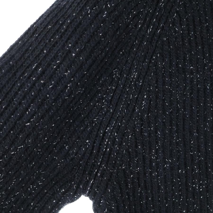 SAINT LAURENT PARIS サンローランパリ ラメ入り リブ編み クルー