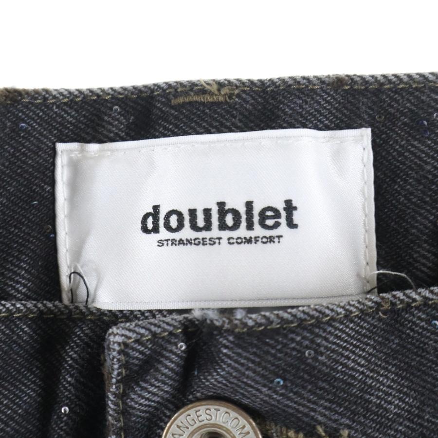 doublet（ダブレット） 25AW WOVEN SEQUIN DENIM PANTS ウーブン