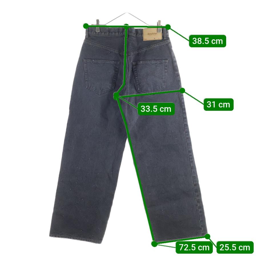 doublet（ダブレット） 25AW WOVEN SEQUIN DENIM PANTS ウーブン