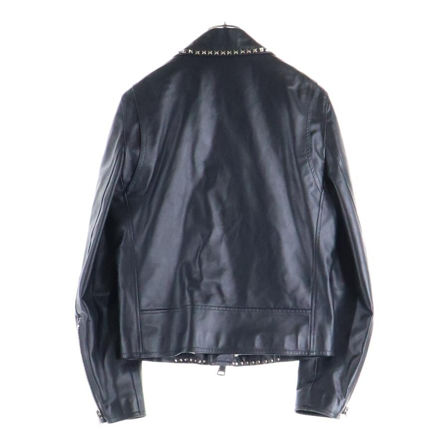 VALENTINO ロックスタッズ レザー ライダース 46 VALENTINO（ヴァレンティノ） ロックスタッズ レザー シングル