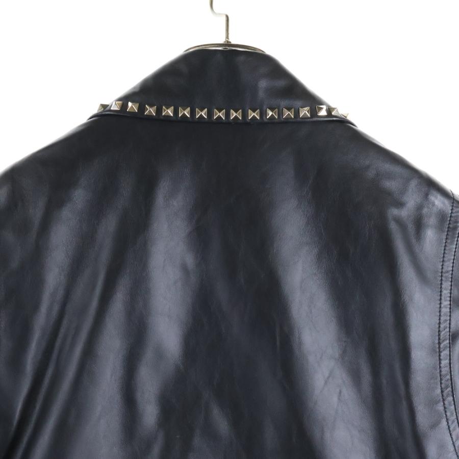 VALENTINO（ヴァレンティノ） ロックスタッズ 中綿 WZIP レザー ダブル