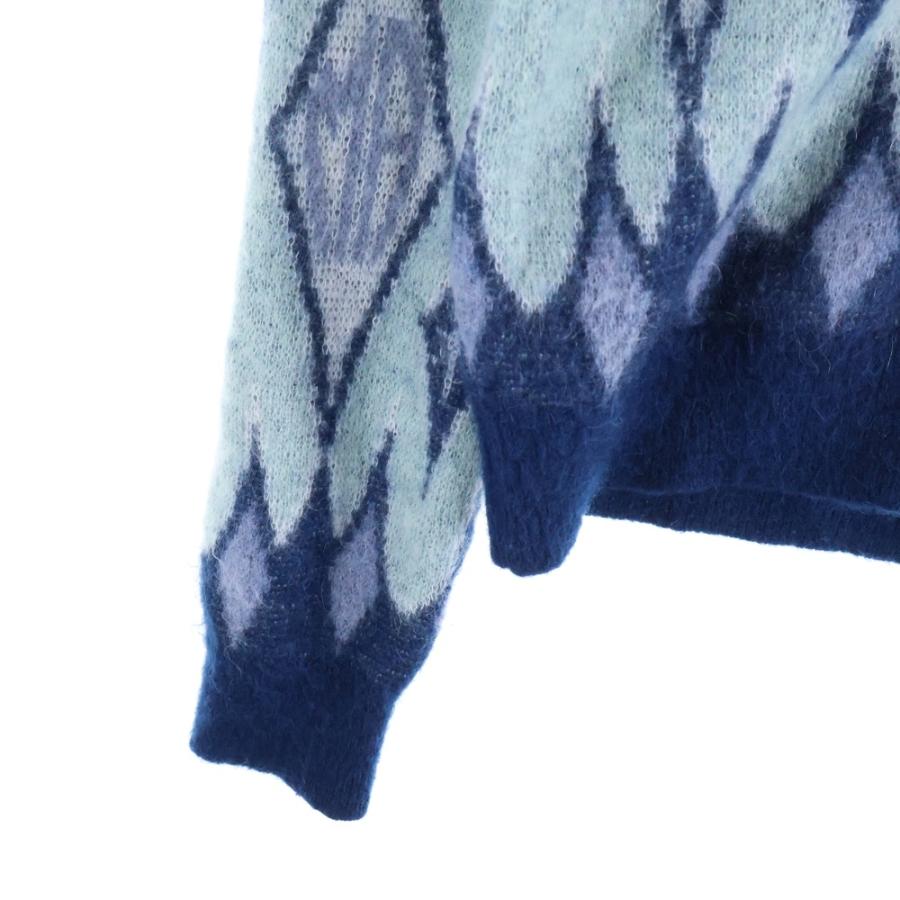 AMIRI（アミリ） ARGYLE MOHAIR CARDIGAN アーガイルチェック総柄
