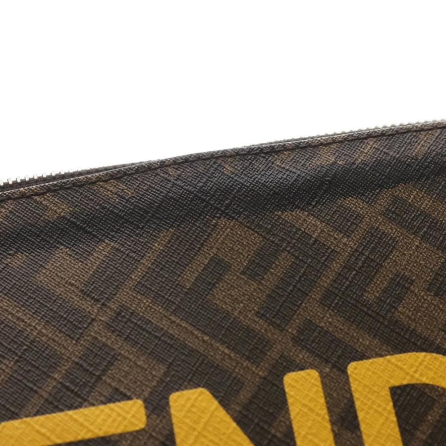 FENDI（フェンディ） ズッカ柄 ロゴ セカンドバッグ クラッチバッグ