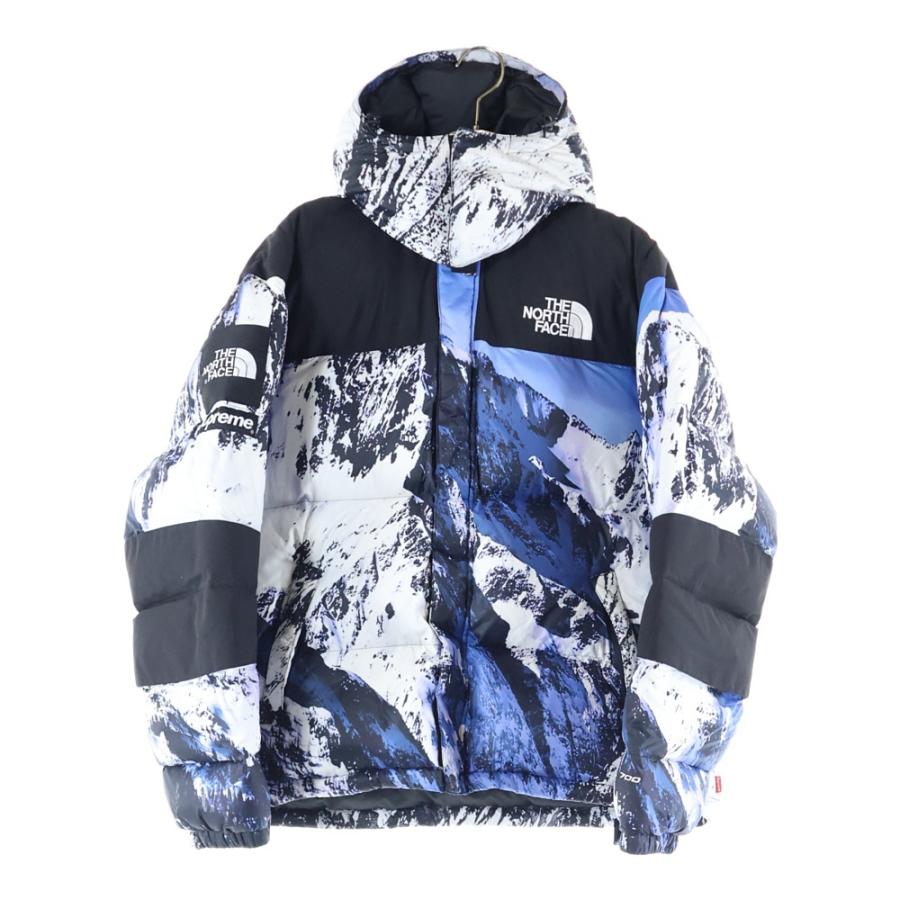 SUPREME シュプリーム 17AW ×THE NORTH FACE Mountain Baltoro Jacket ザノースフェイス マウンテンバルトロジャケット 雪山 ブルー/ホワイト ND91701I Supreme（シュプリーム） 17AW ×THE NORTH FACE Mountain Baltoro