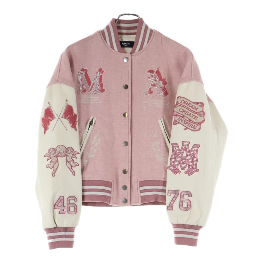 AMIRI（アミリ） Angegel Varsity Jacket エンジェル MAロゴ刺? バー