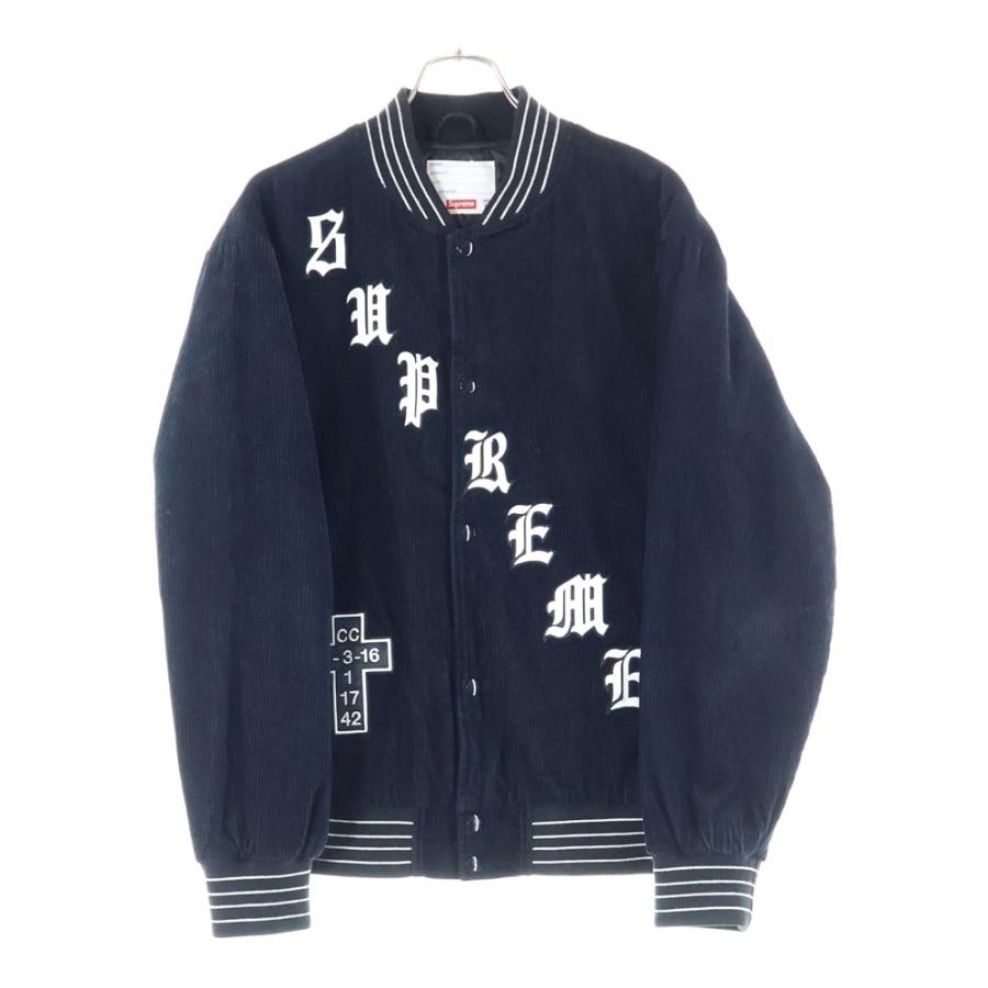 Supreme（シュプリーム） 18SS Old English Corduroy Varsity Jacket