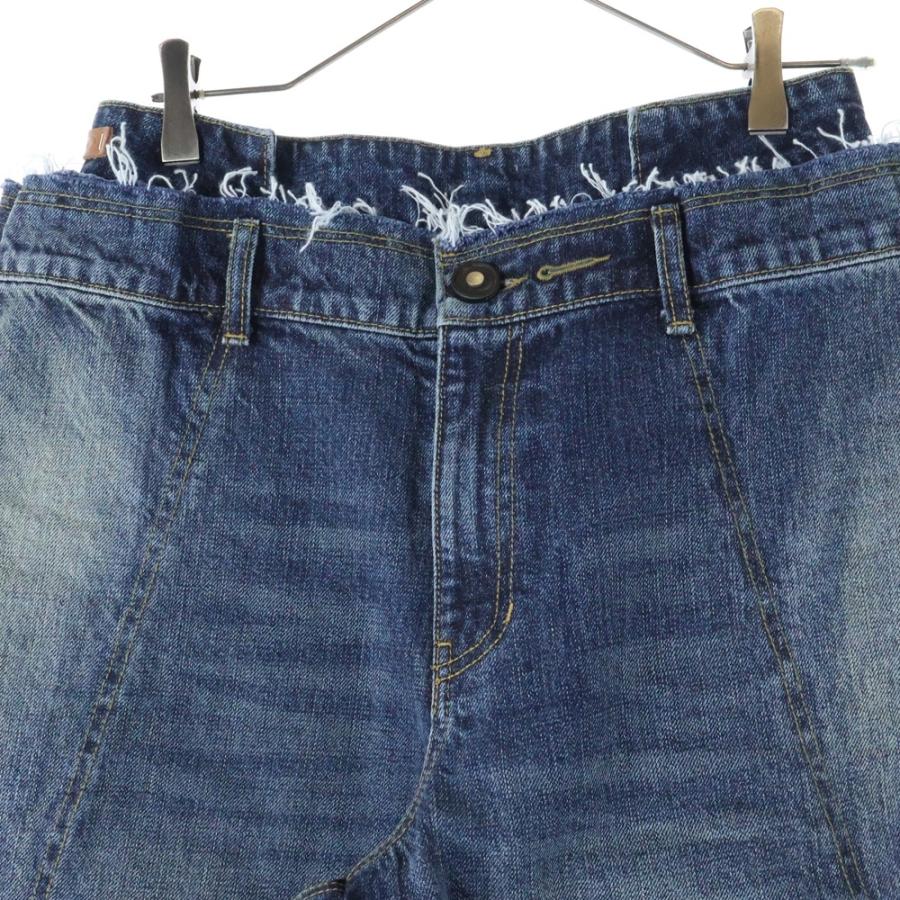 ADER error（アーダーエラー） ダメージ加工 ドッキング バギーデニム