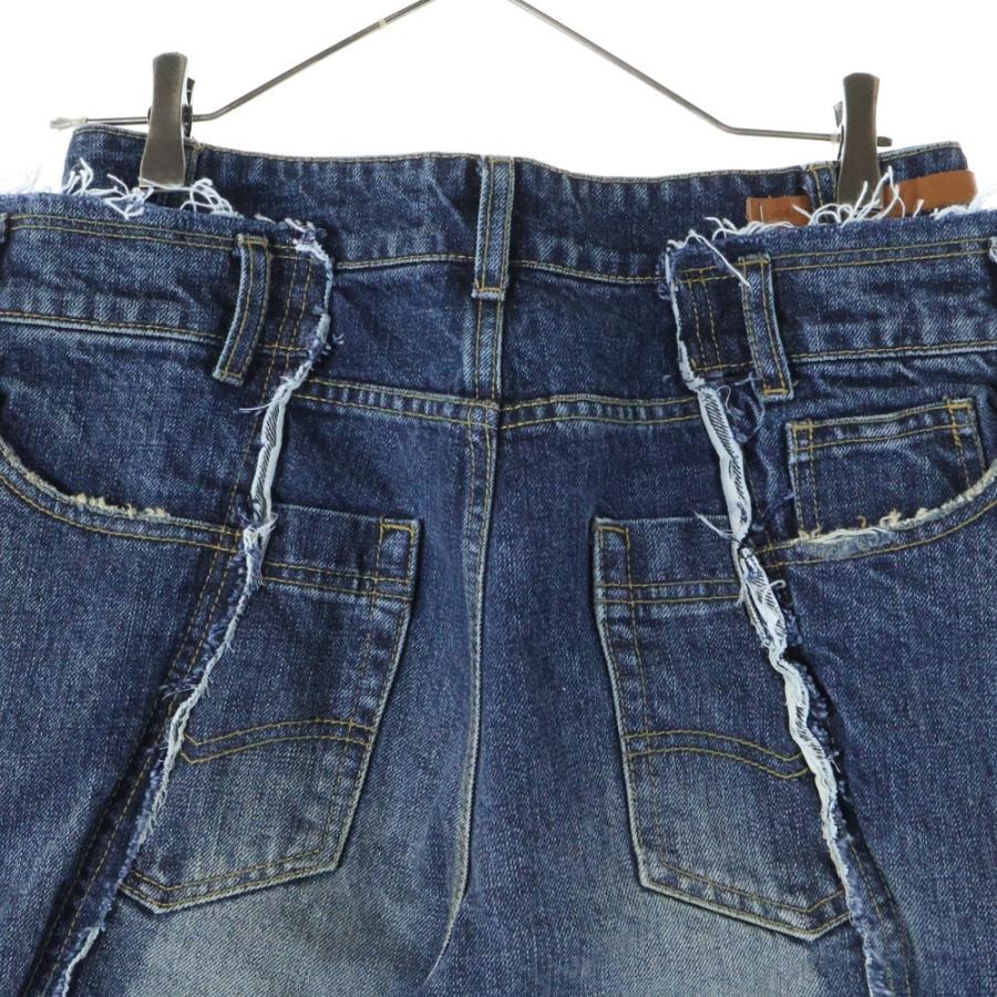 ADER error（アーダーエラー） ダメージ加工 ドッキング バギーデニム