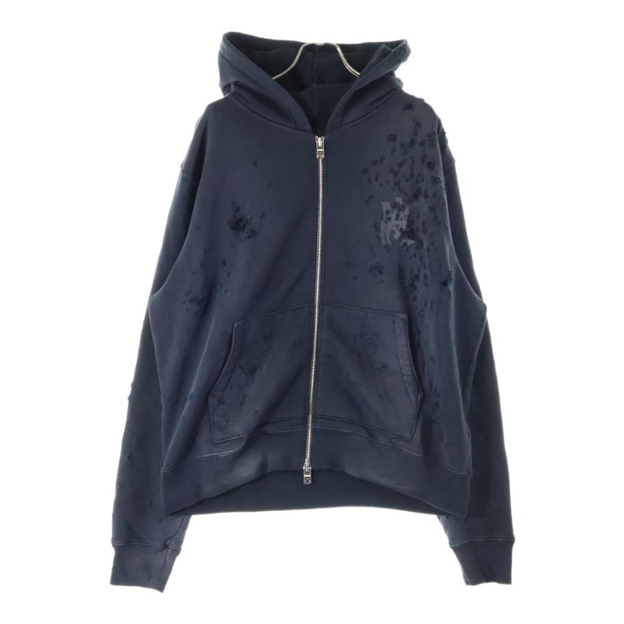 AMIRI（アミリ） MA Logo Shotgun Crewneck MAロゴ ショットガン加工