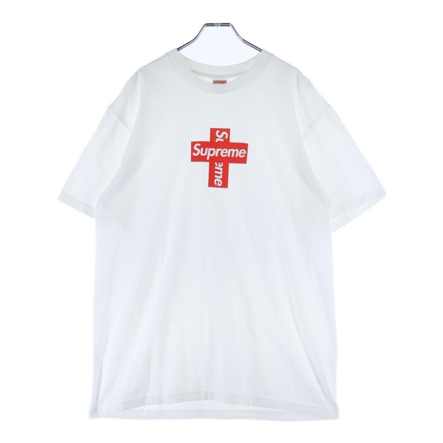 Supreme シュプリーム　袖ロゴ　20AW CUTOUT SLEEVES L Supreme（シュプリーム） 20AW Cross Box Logo Tee クロスボックスロゴ