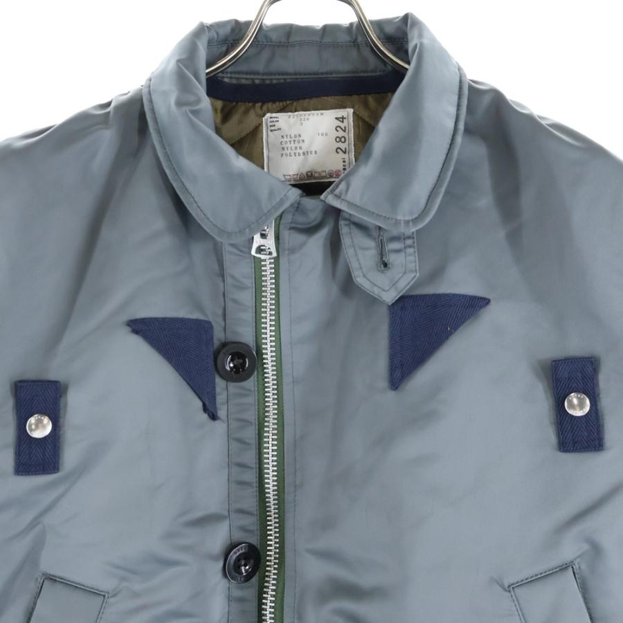 sacai（サカイ） 22AW Nylon Twill Mix Blouson ナイロンツイル