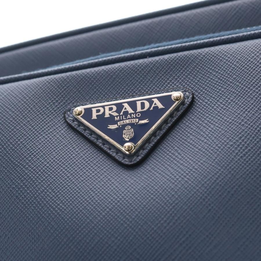 PRADA（プラダ） サフィアーノレザーショルダーバッグ 三角ロゴ