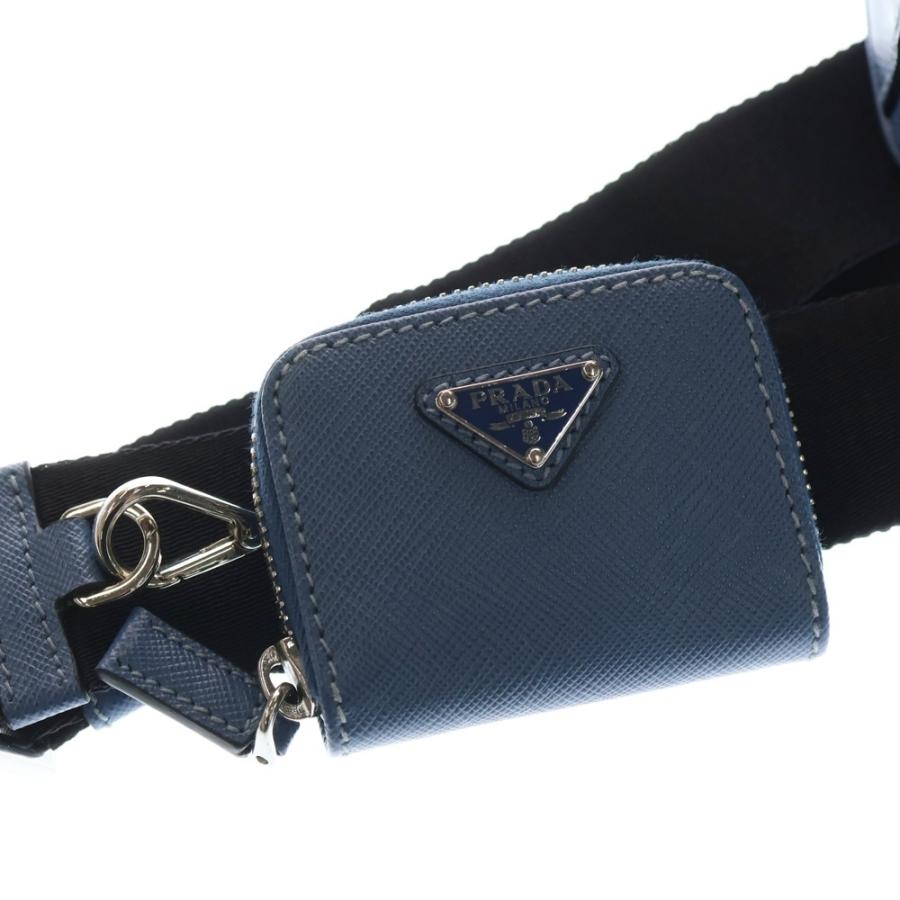 PRADA（プラダ） サフィアーノレザーショルダーバッグ 三角ロゴ