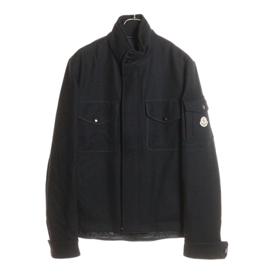 MONCLER（モンクレール） 25AW Avoine ナイロン/ウール切返しショート