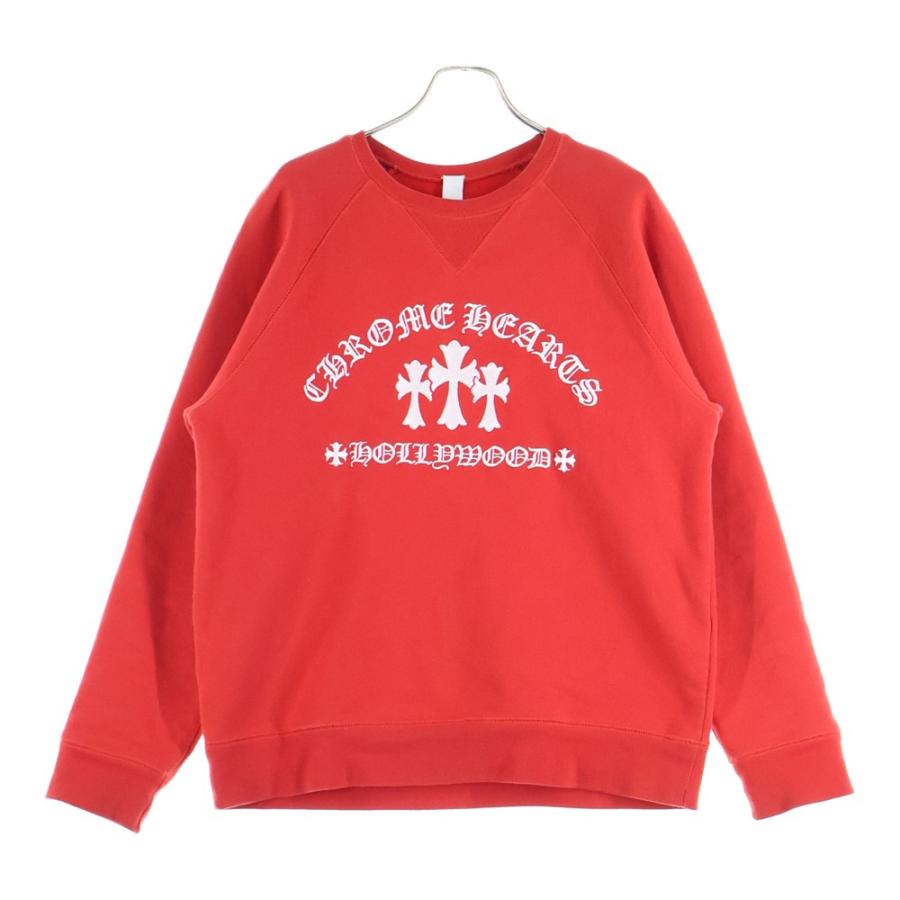 CHROME HEARTS（クロムハーツ） Y Not Sholder Cross Patch Crewneck