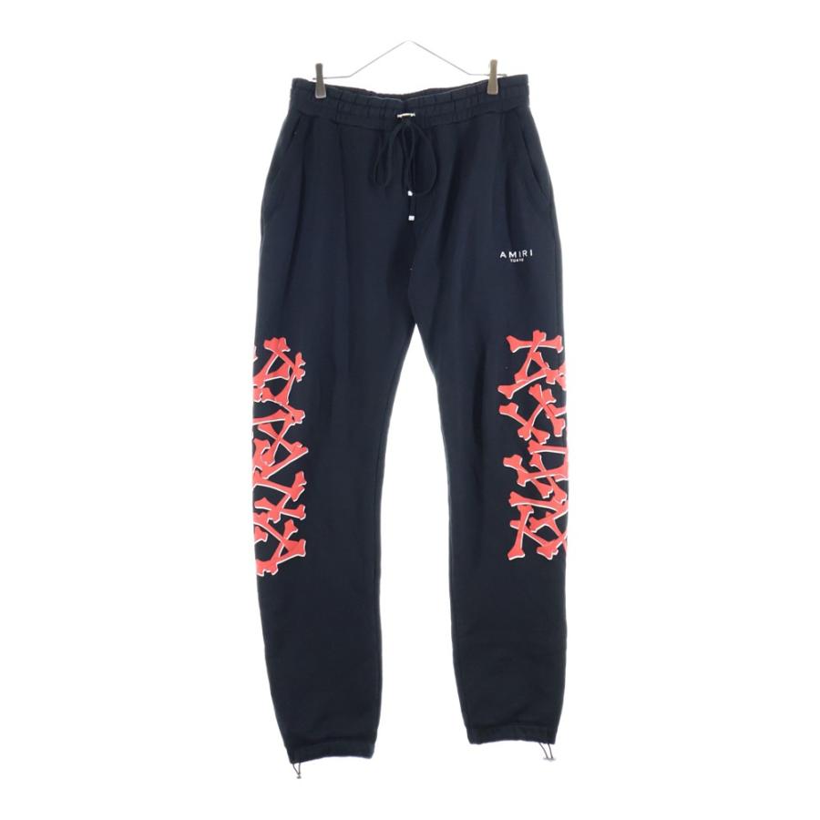 AMIRI（アミリ） ボーン プリント スウェットパンツ ブラック : BRING