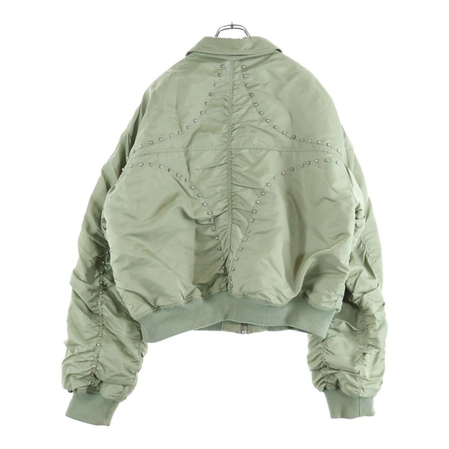 THUG CLUB サグクラブ 24AW NYLON STUDDED BOMBER ナイロン スタッズ