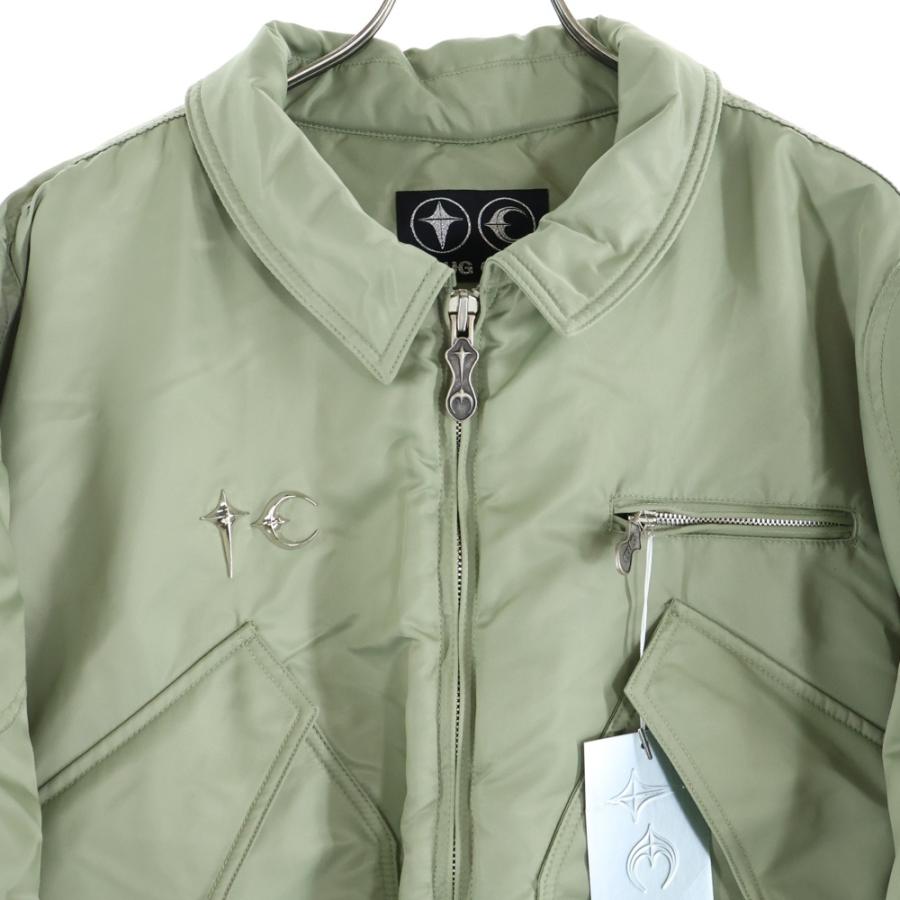 THUG CLUB サグクラブ 24AW NYLON STUDDED BOMBER ナイロン スタッズ