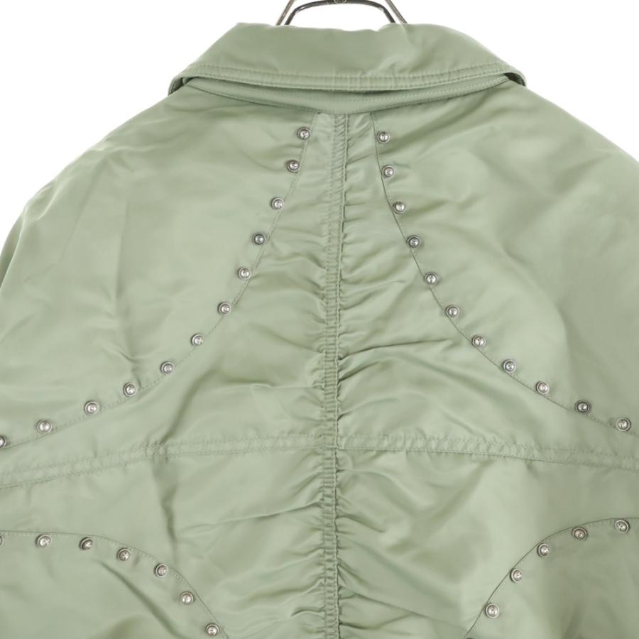 THUG CLUB サグクラブ 24AW NYLON STUDDED BOMBER ナイロン スタッズ