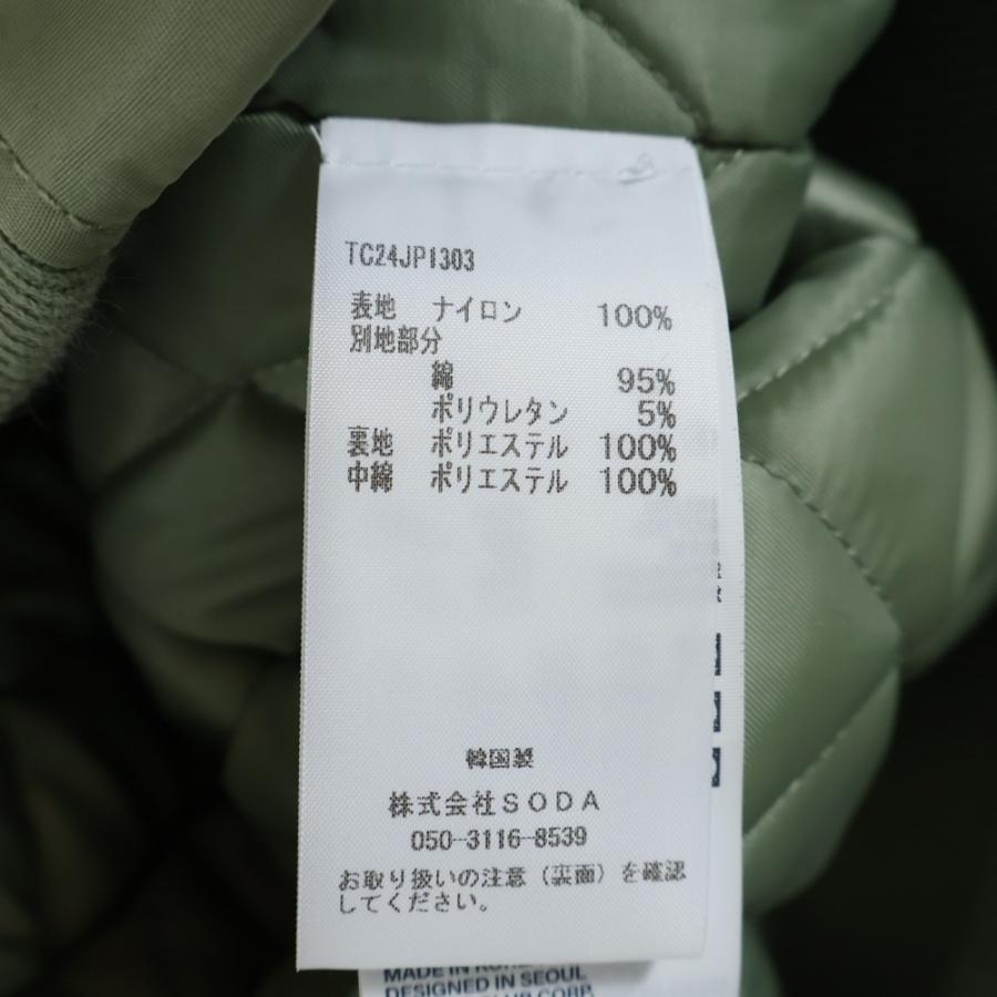 THUG CLUB サグクラブ 24AW NYLON STUDDED BOMBER ナイロン スタッズ