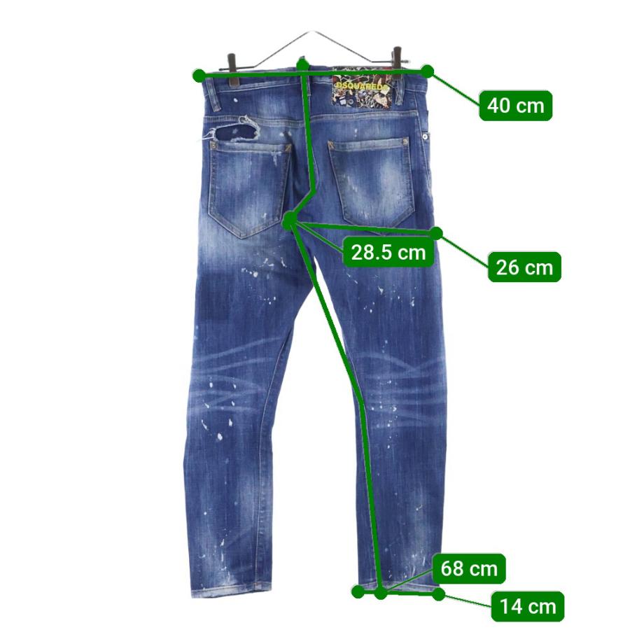 DSQUARED2（ディースクエアード） 19AW Sexy Twist Jean ウォッシュ 