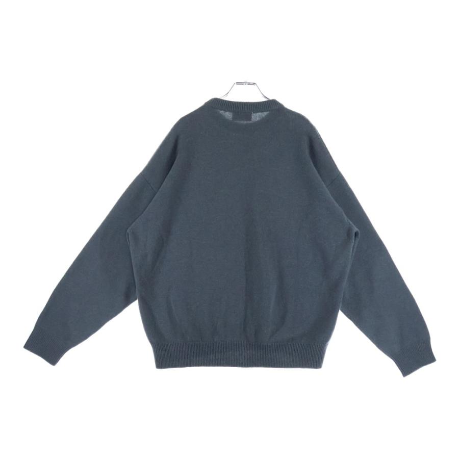 BALENCIAGA グレー ロゴセーター 中古・古着通販】BALENCIAGA (バレンシアガ) BBロゴニットセーター