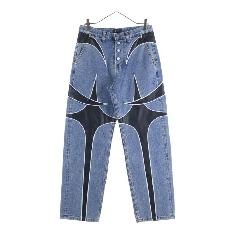 THUG CLUB サグクラブ TC All Leather Denim Pant レザー切替 デニム