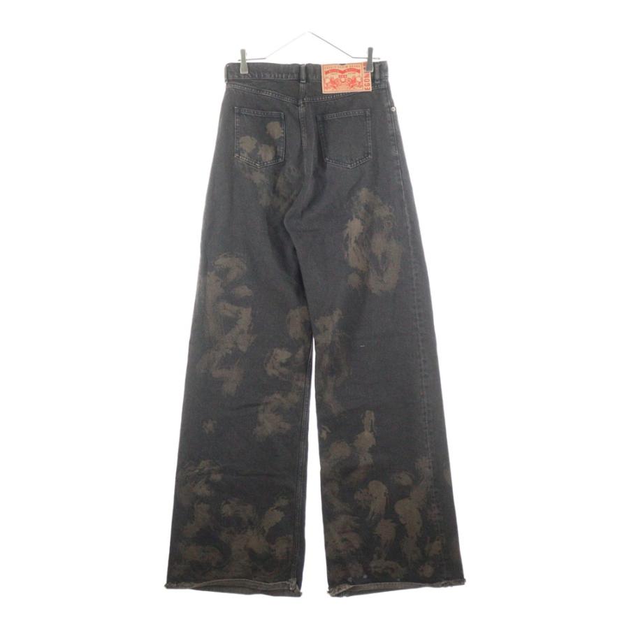 egonlab 24awバギーデニム Egon Lab. エゴンラボ 24AW ブリーチデザイン加工 バギーデニムパンツ