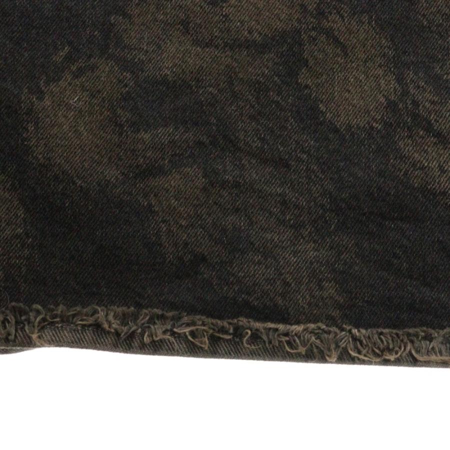 Egon Lab. エゴンラボ 24AW ブリーチデザイン加工 バギーデニムパンツ