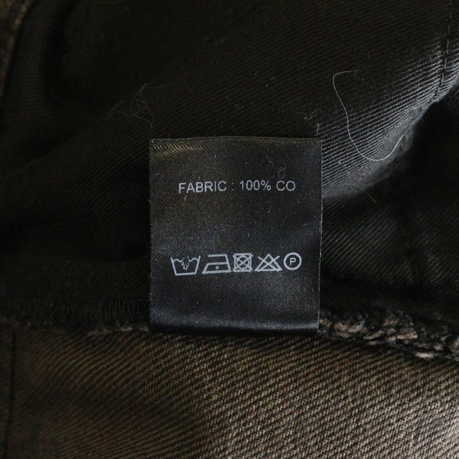 Egon Lab. エゴンラボ 24AW ブリーチデザイン加工 バギーデニムパンツ