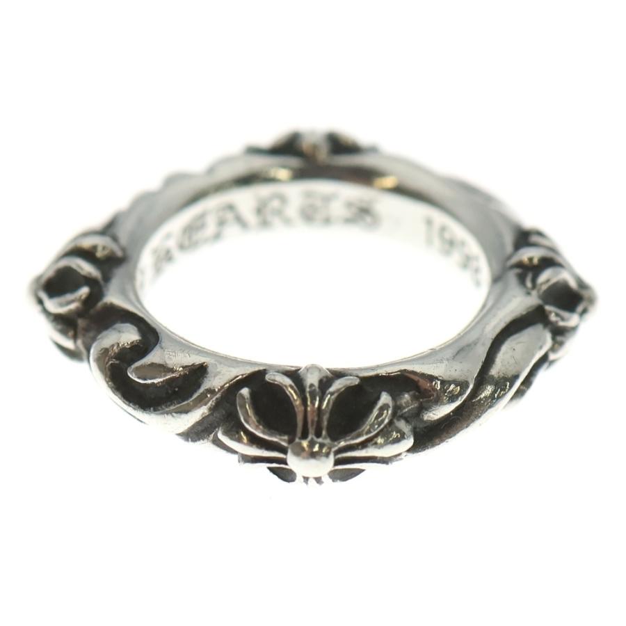 クロムハーツ SBTバンド リング 販売証明書(個人情報切り取り)あり CHROME HEARTS（クロムハーツ） SBT BAND SBTバンドリング シルバー