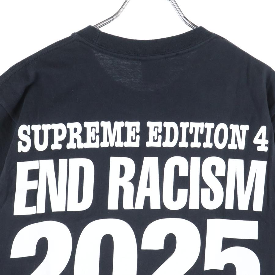美品supreme goodenough end racism tee サイズＬ Supreme GOODENOUGH End Racism Tee 黒 L ブランド 品 通販