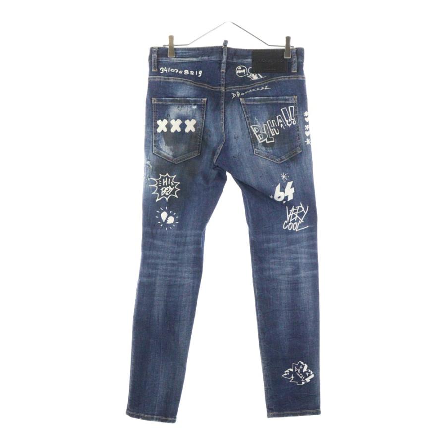 DSQUARED2（ディースクエアード） GRAFFITI SKATER JEAN グラフィティ