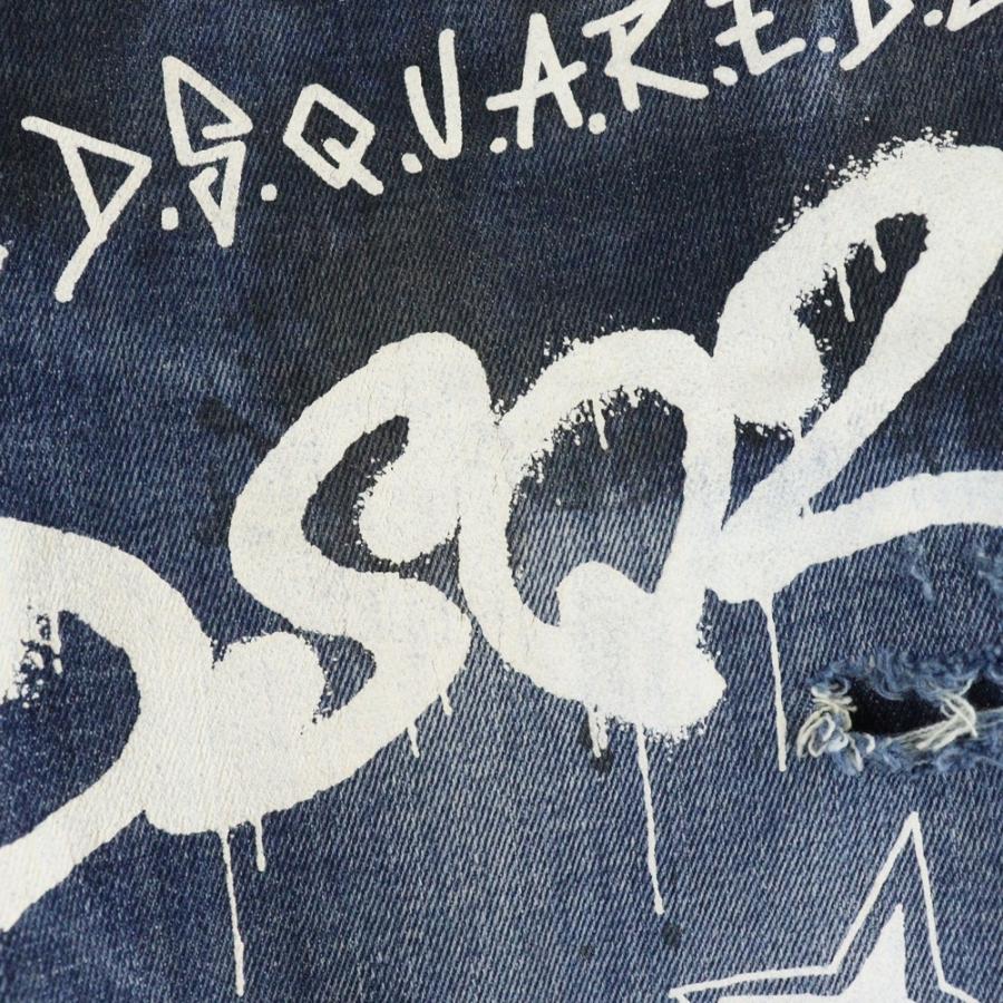 DSQUARED2（ディースクエアード） GRAFFITI SKATER JEAN グラフィティ