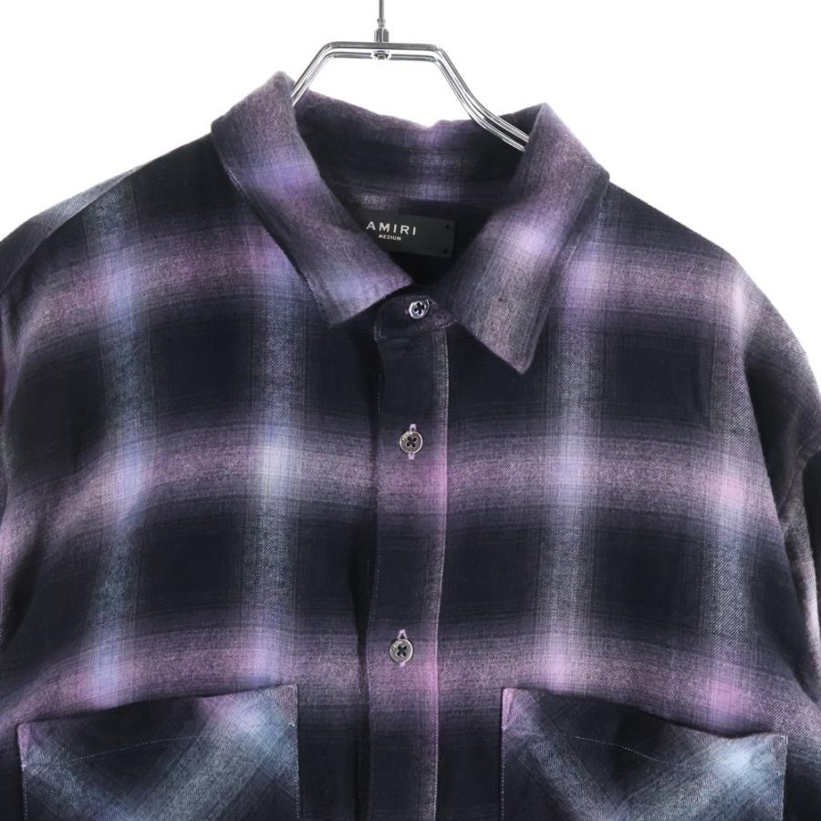 AMIRI（アミリ） カットオフ ダメージ加工 レーヨン チェック