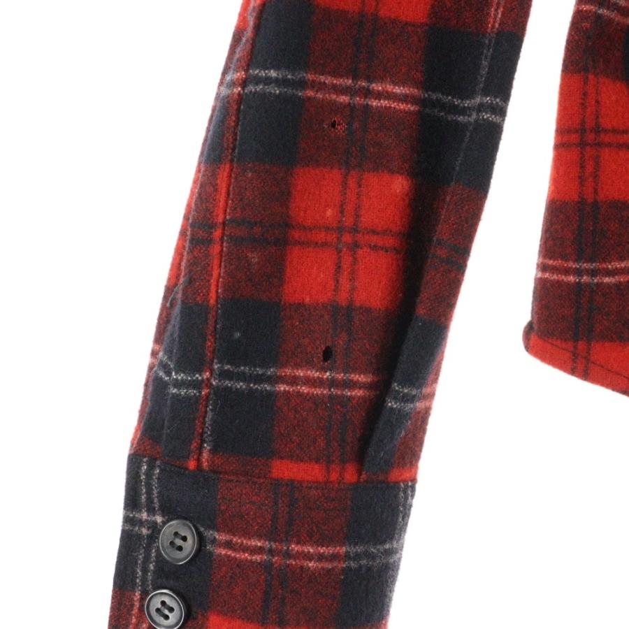 SAINT LAURENT PARIS サンローランパリ 13AW ウールフランネルチェック