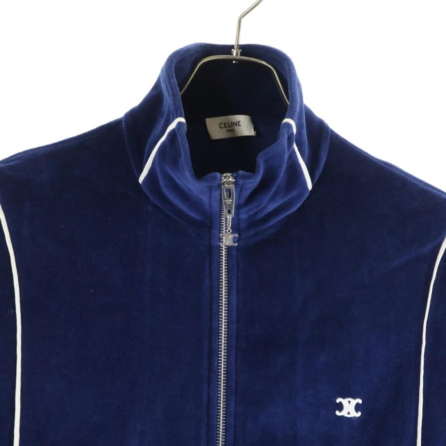 CELINE（セリーヌ） 20SS トリオンフ刺繍 ベロア トラックジャケット
