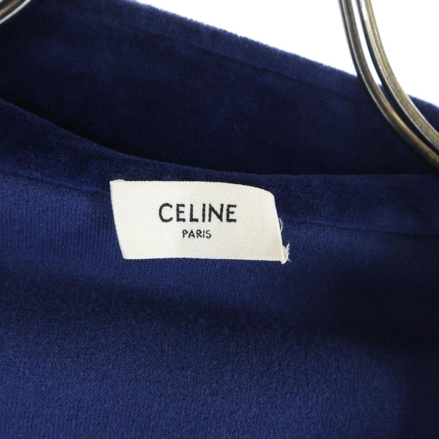 CELINE（セリーヌ） 20SS トリオンフ刺繍 ベロア トラックジャケット