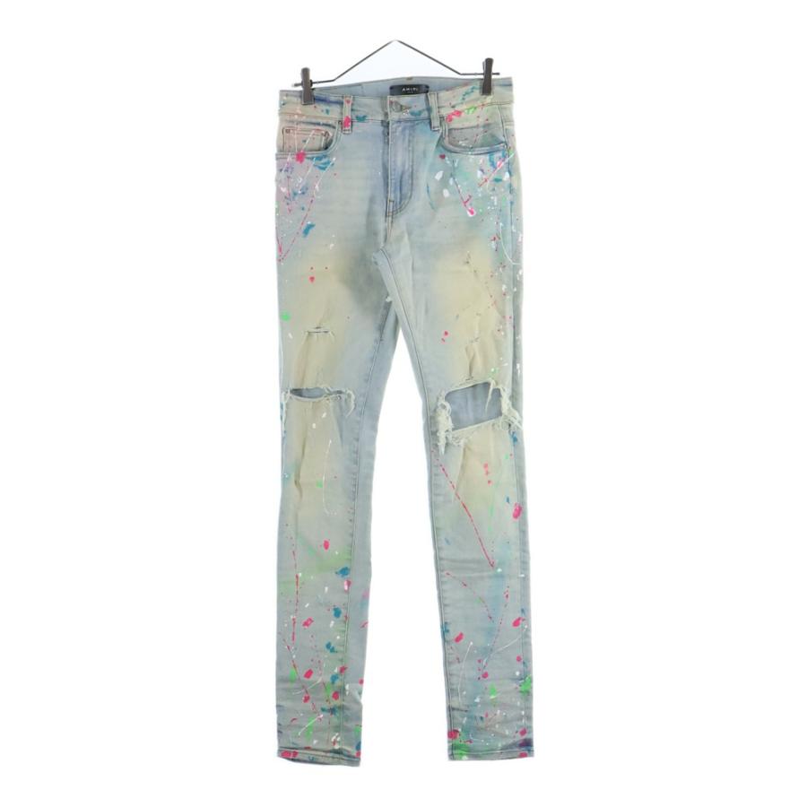 AMIRI（アミリ） クラッシュ ペイント ペンキダメージ加工 スキニー