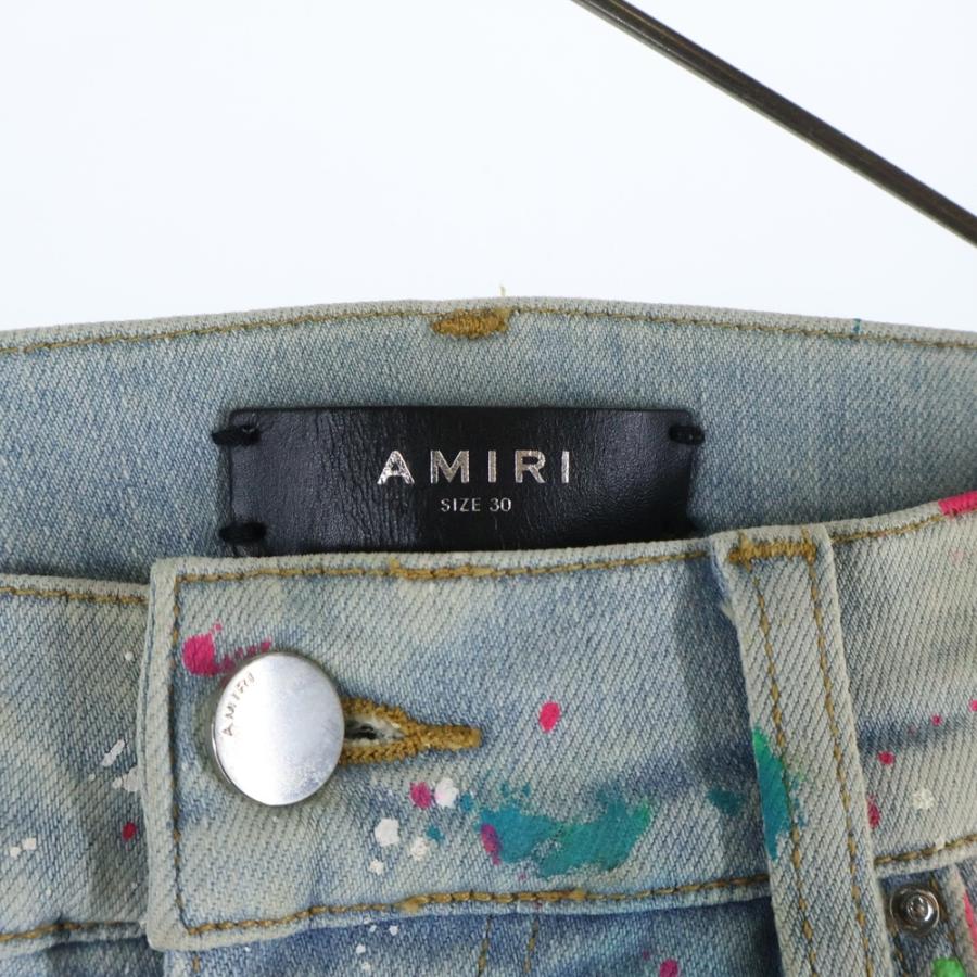 AMIRI（アミリ） クラッシュ ペイント ペンキダメージ加工 スキニー