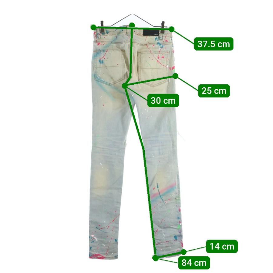 AMIRI（アミリ） クラッシュ ペイント ペンキダメージ加工 スキニー