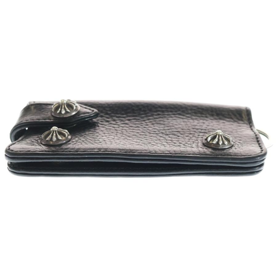 CHROME HEARTS（クロムハーツ） KEY CASE クロスボールボタン レザー