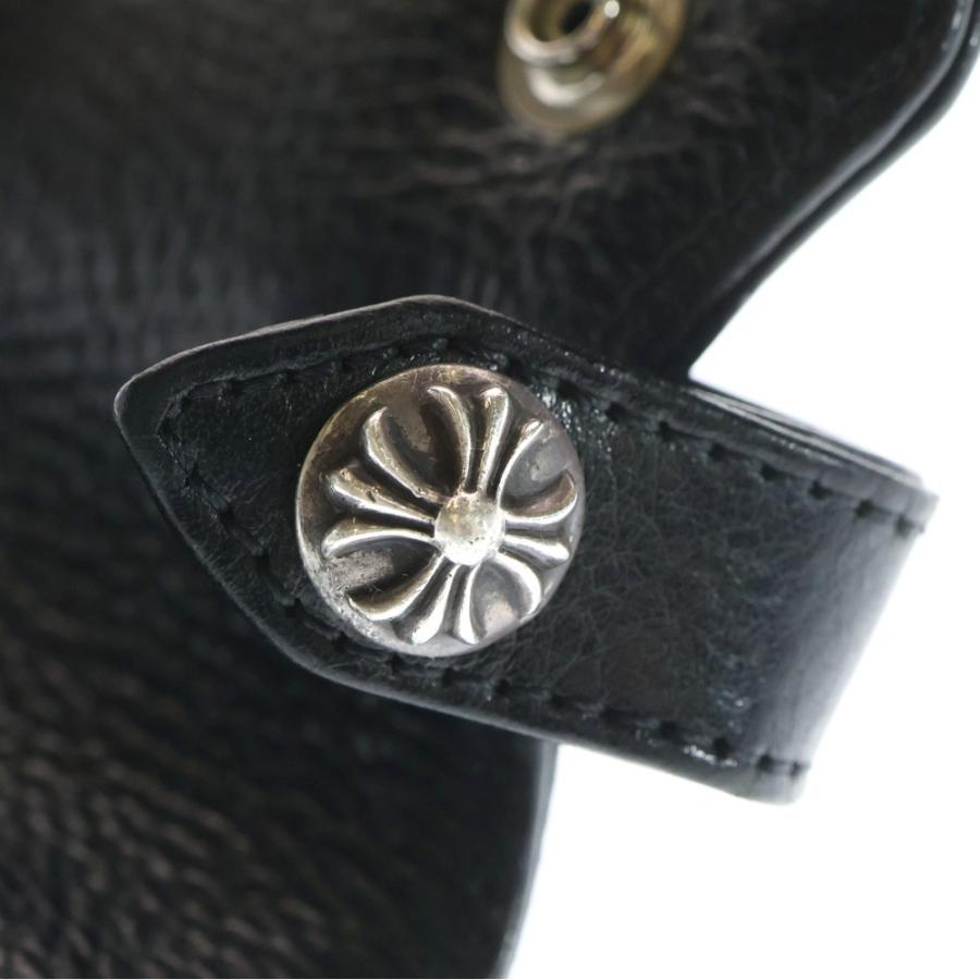 CHROME HEARTS（クロムハーツ） KEY CASE クロスボールボタン レザー