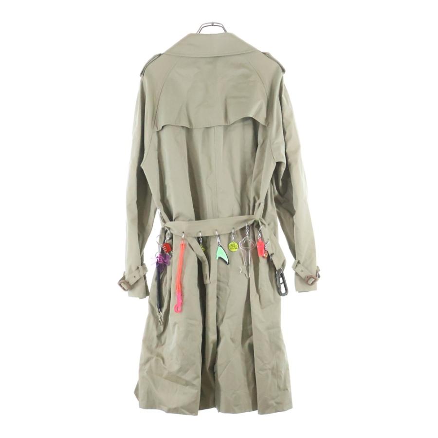 doublet ダブレット 18AW TRENCH COAT WITH KEY RING BELT キーホルダーコート トレンチコート カーキ 18AW11CO22 doublet（ダブレット） 18AW TRENCH COAT WITH KEY RING BELT