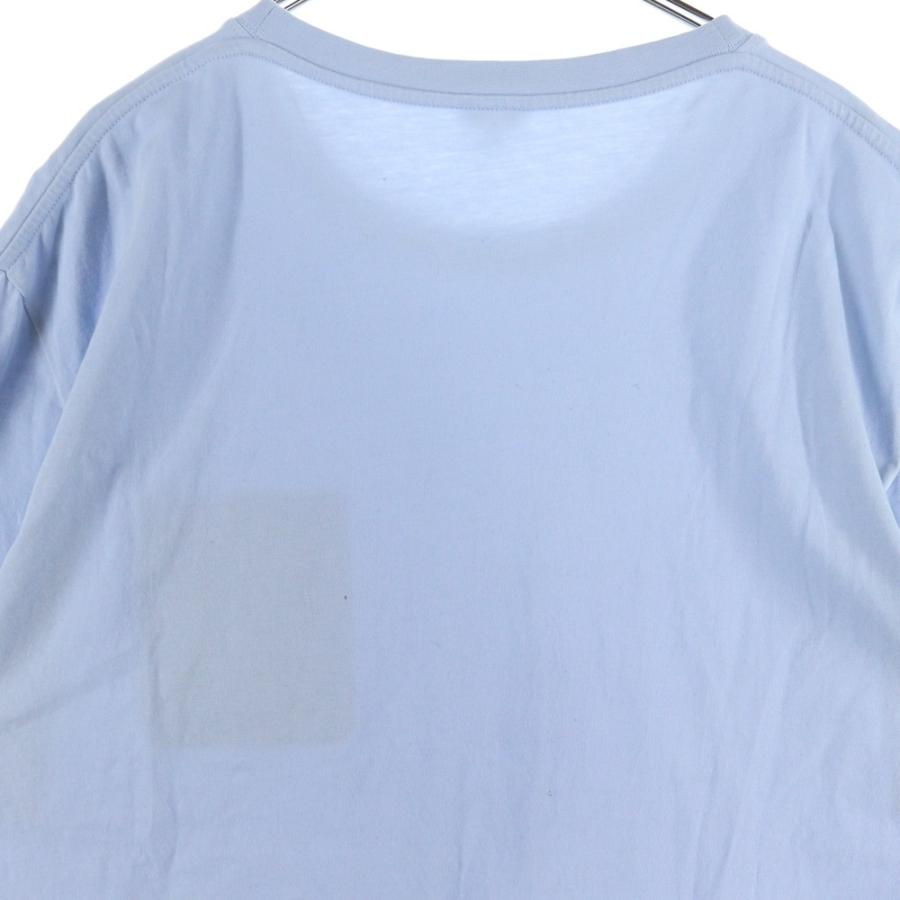 LOEWE（ロエベ） アナグラム刺繍 半袖Tシャツ カットソー ブルー