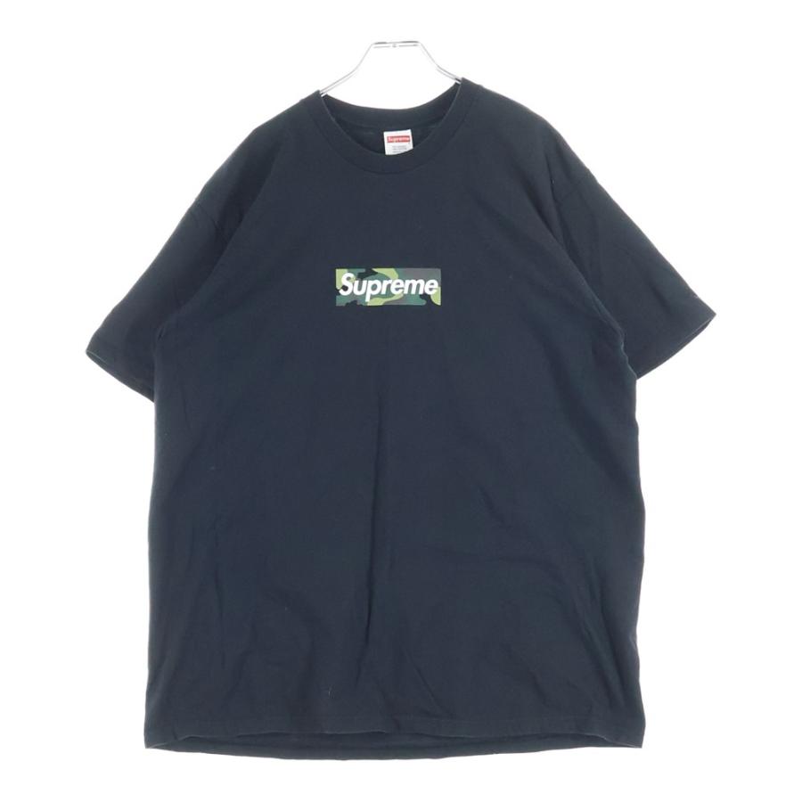 Supreme カモフラージュ Tシャツ Lサイズ ネイビー Supreme（シュプリーム） 23AW Box Logo Tee Camo カモフラージュ